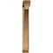 Ekena Millwork Thorton Traditional Smooth Bracket w/ Offset Brace, Western Red Cedar, 5 1/2"W x 30"D x 42"H BKT0604X30X42THR01SWR - alternate 2